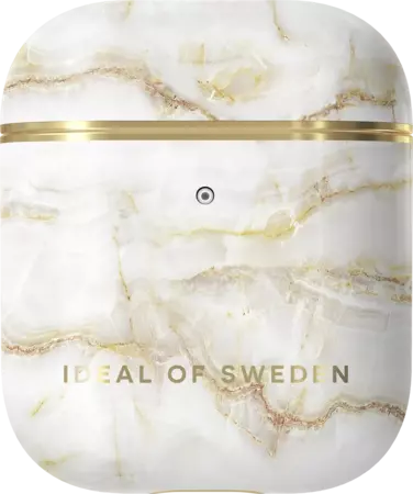 Cover voor oplaadcase AirPods gen. 1 & 2 - Golden Pearl Marble