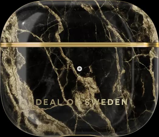 Cover voor oplaadcase AirPods gen. 3 - Golden Smoke Marble