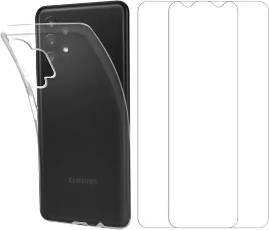 Backcover voor Galaxy A13 4G + 2 screenprotectors