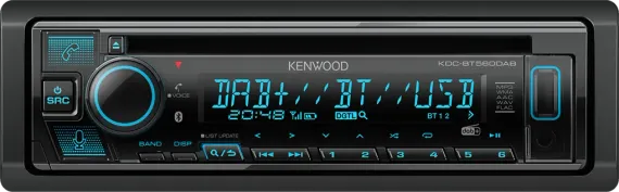 Autoradio met CD-speler en voice assistant-ondersteuning - KDC-BT560DAB