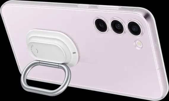 Backcover Clear Gadget Case met ringstaander voor Galaxy S23+