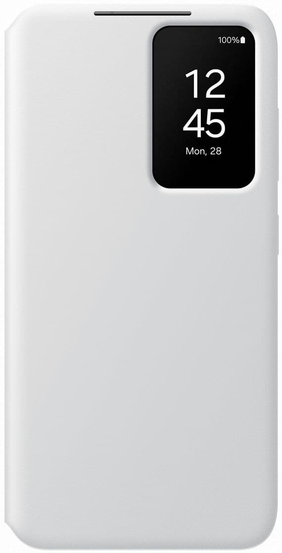 Smart View Wallet Case voor Galaxy S24 -Wit