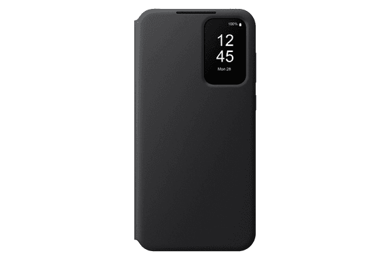 Smart view wallet case voor Galaxy A55 - Zwart