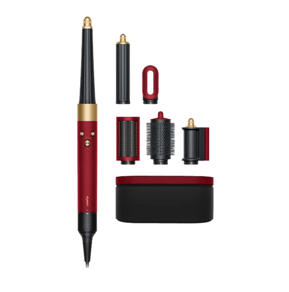 Airwrap i.d. Straight + Wavy Red Velvet/Gold - Limited Edition