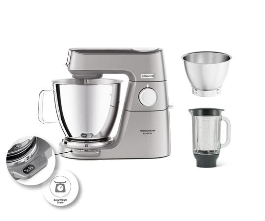 Keukenrobot Titanium Chef Baker XL met geïntegreerde weegschaal KVL85.124SI