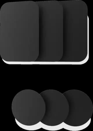 Set van 6 magneten voor smartphone houder