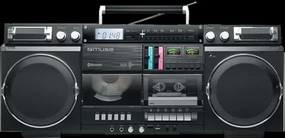 Draagbare radio M-380 GB - Zwart