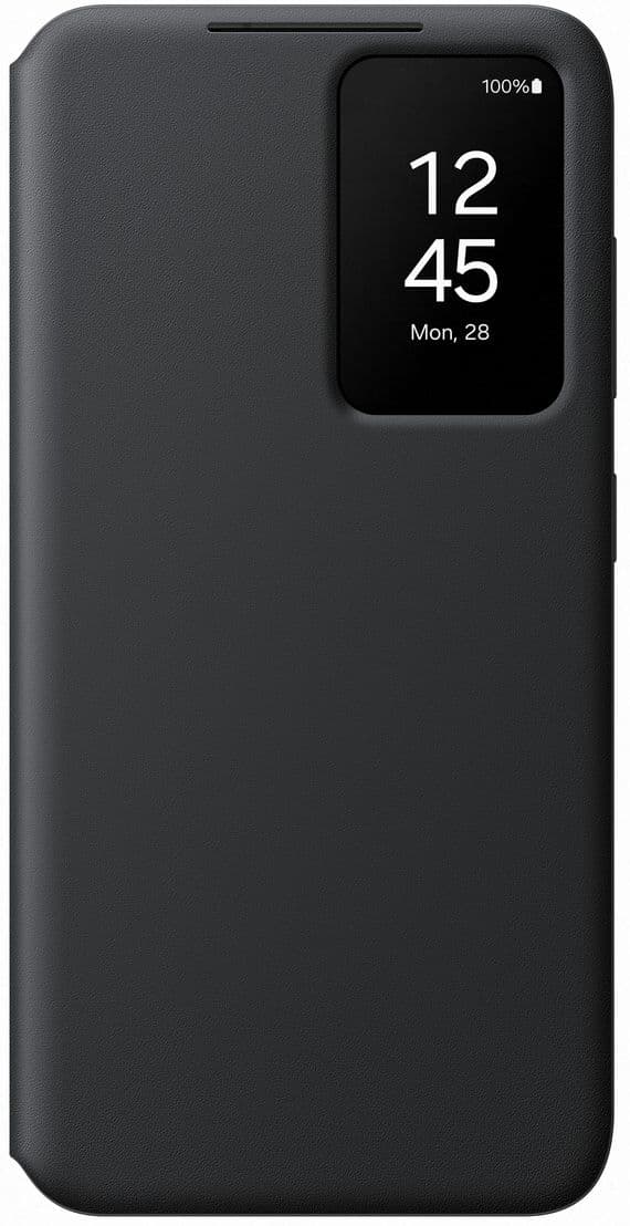 Smart View Wallet Case voor Galaxy S24 - Zwart