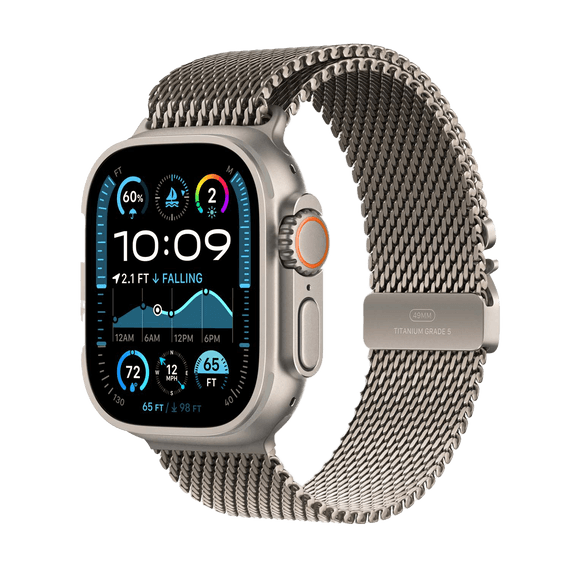 Watch Ultra 2 LTE - 49 mm Natural Titanium (L)