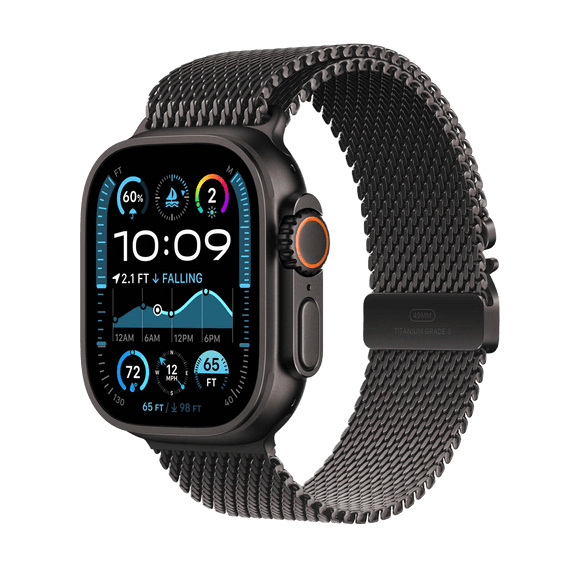 Watch Ultra 2 LTE - 49 mm Black Titanium (M)