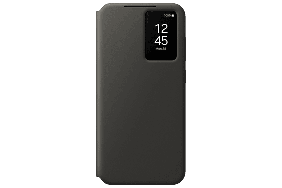 Smart View Wallet case voor Galaxy S24 FE - Zwart