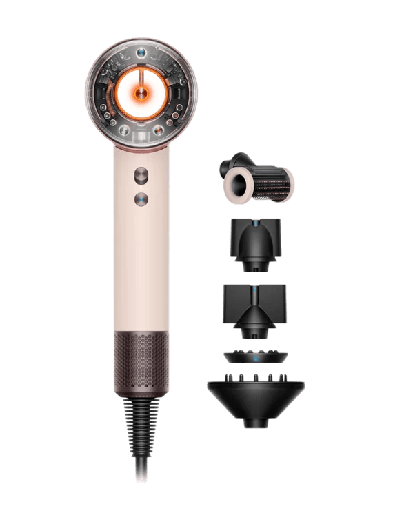 Supersonic Nural Straight + Wavy Ceramic Pink
